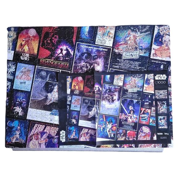 Buffalo Games Star Wars "ORIGINAL TRILOGY POSTERS" 1000 Piece Jigsaw Puzzle - Picture 7 of 7